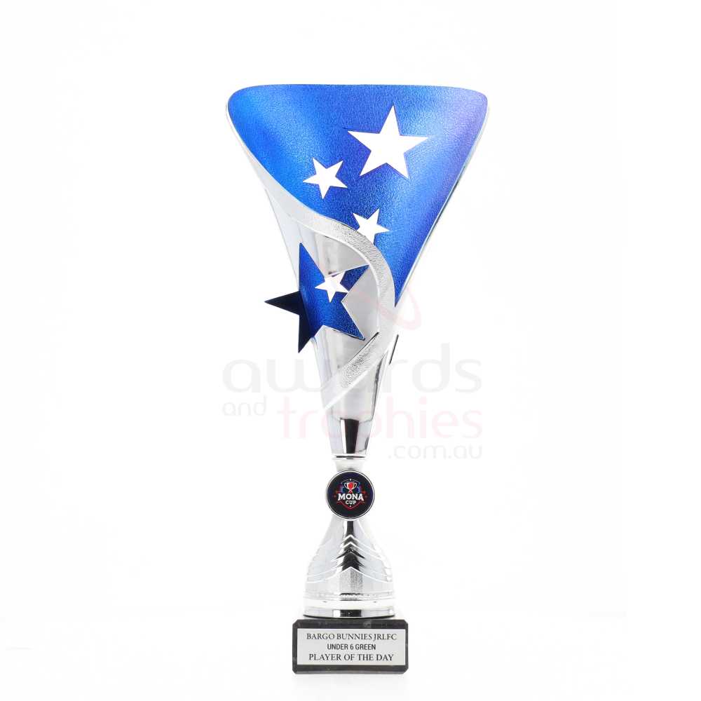 Aspen Cup 315mm - Silver/Blue