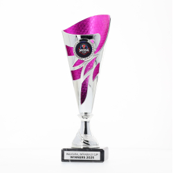 Cortina Cup 200mm - Silver/Pink