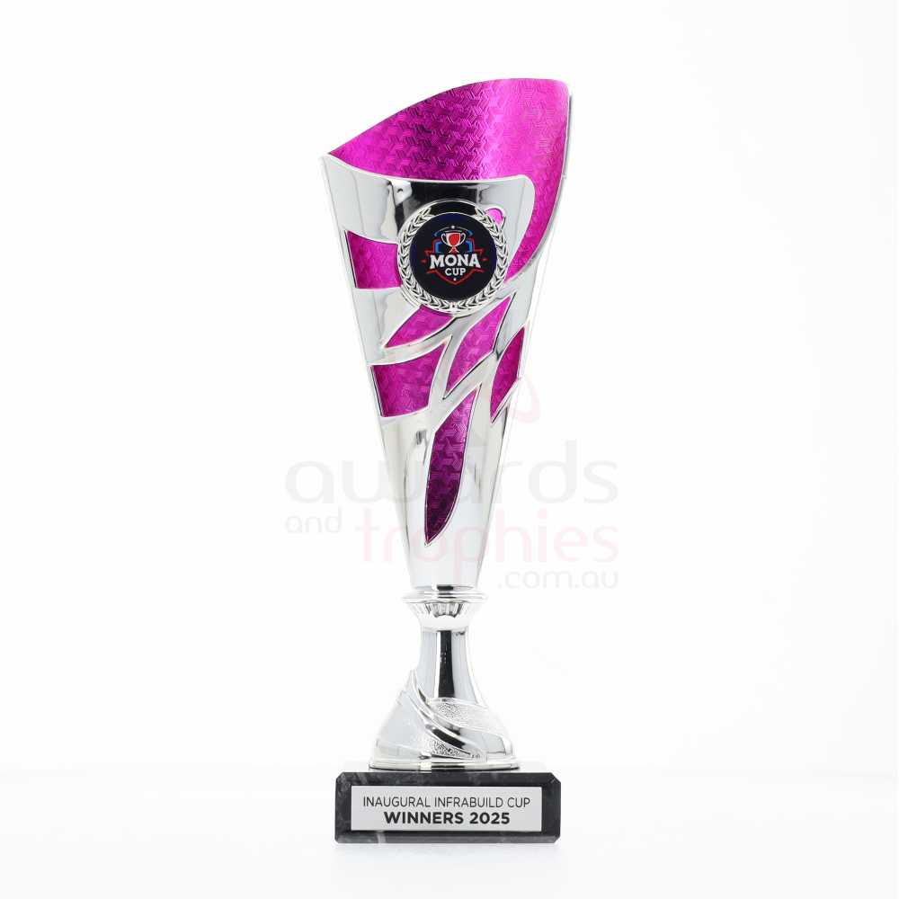 Cortina Cup 200mm - Silver/Pink
