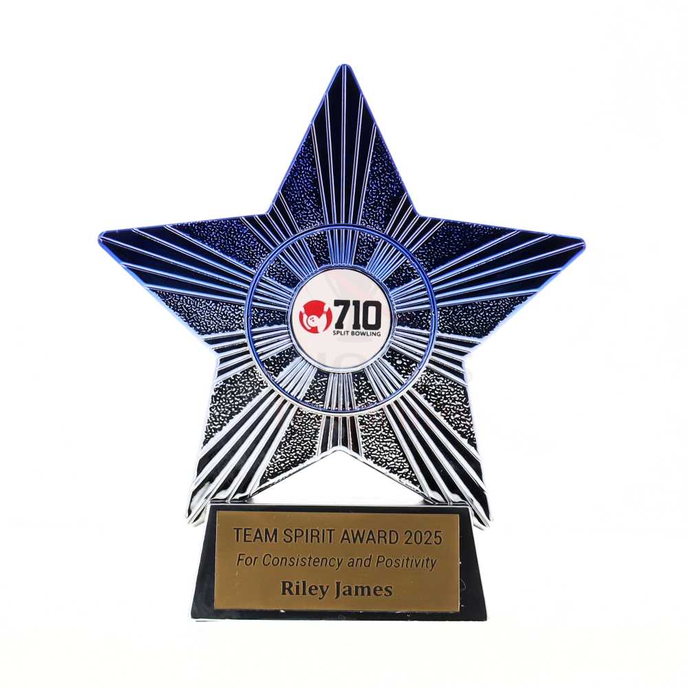 Gradient Star 110mm - Silver/Blue
