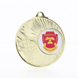 Blitz Logo Medal Gold 52mm - Basketball