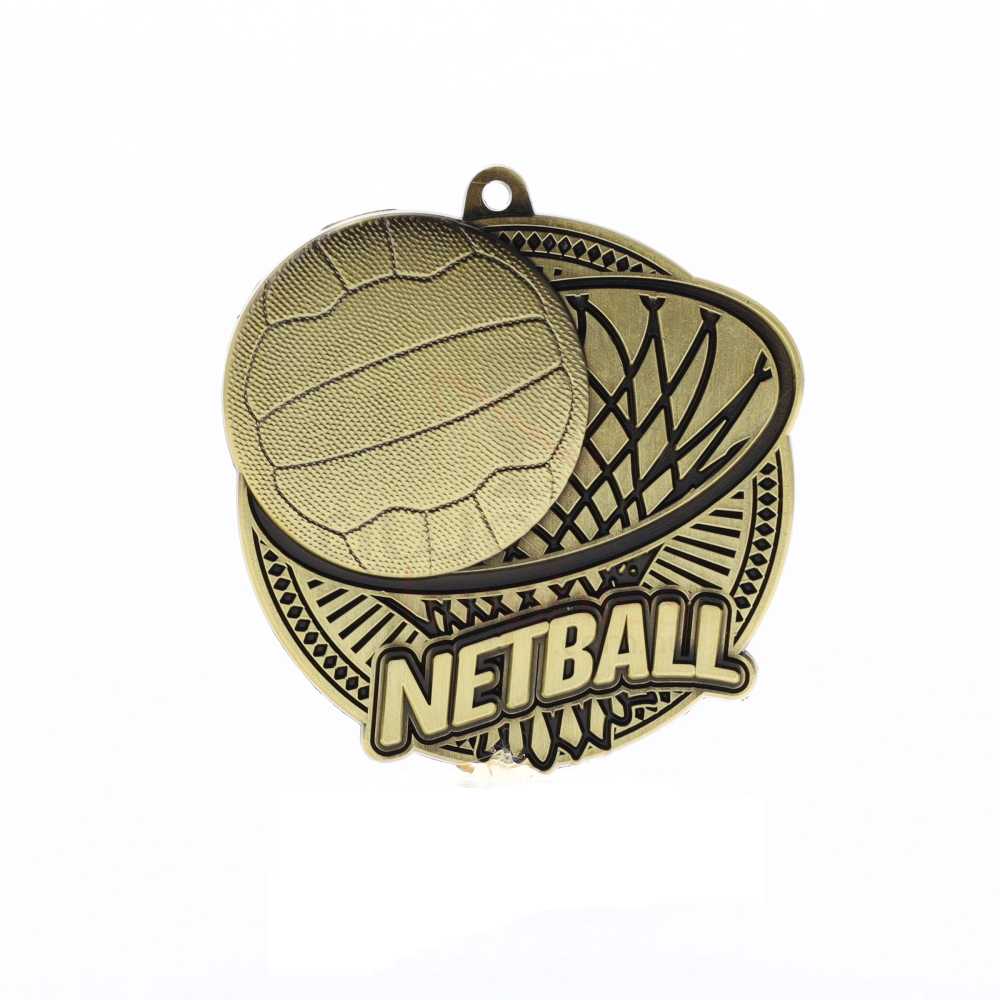 Tempo Medal Gold 55mm - Netball