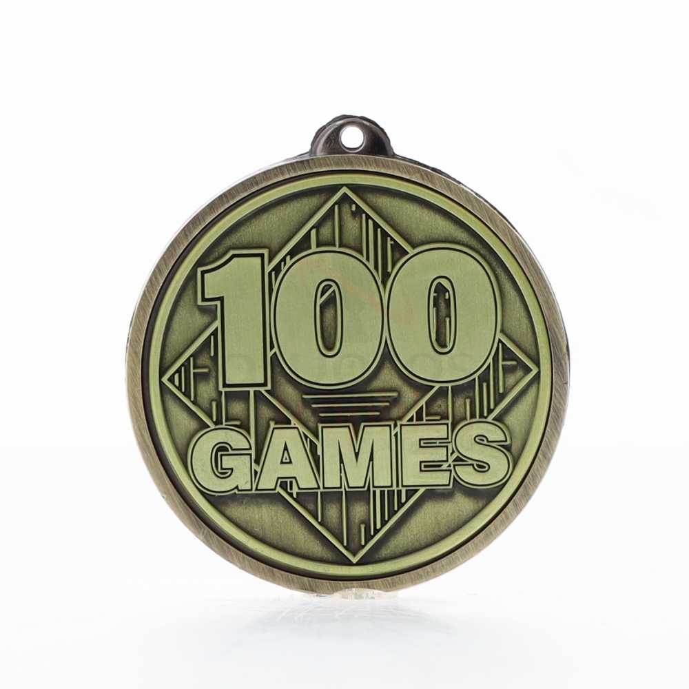 Triumph 100 Games Medal 55mm Gold