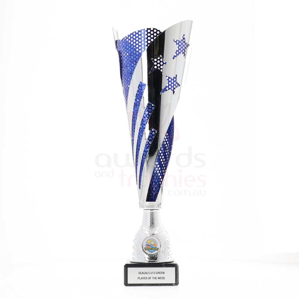 Celestial Cup 355mm - Silver/Blue