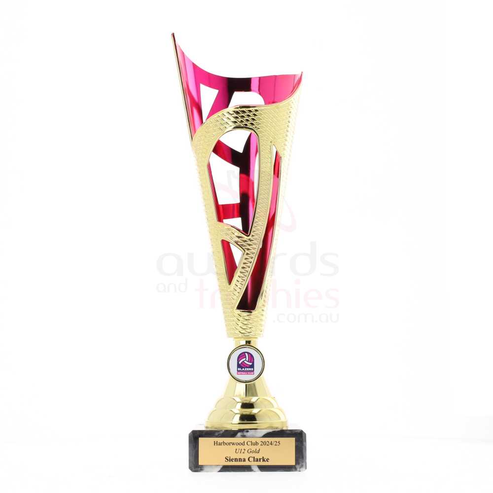 Dragon Cup 315mm - Gold/Pink