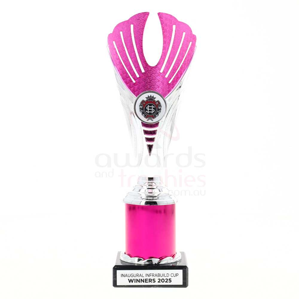 Paloma Cup 230mm - Silver/Pink