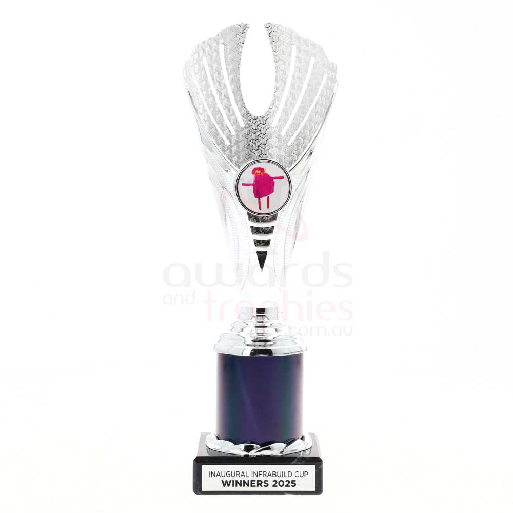 Paloma Cup 230mm - Silver/Black