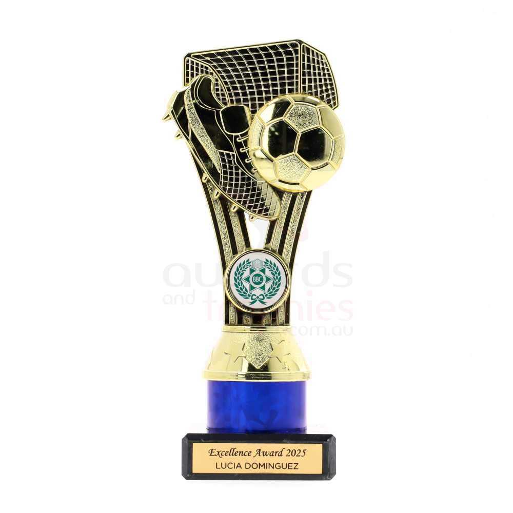 Soccer Synergy 195mm - Gold/Blue