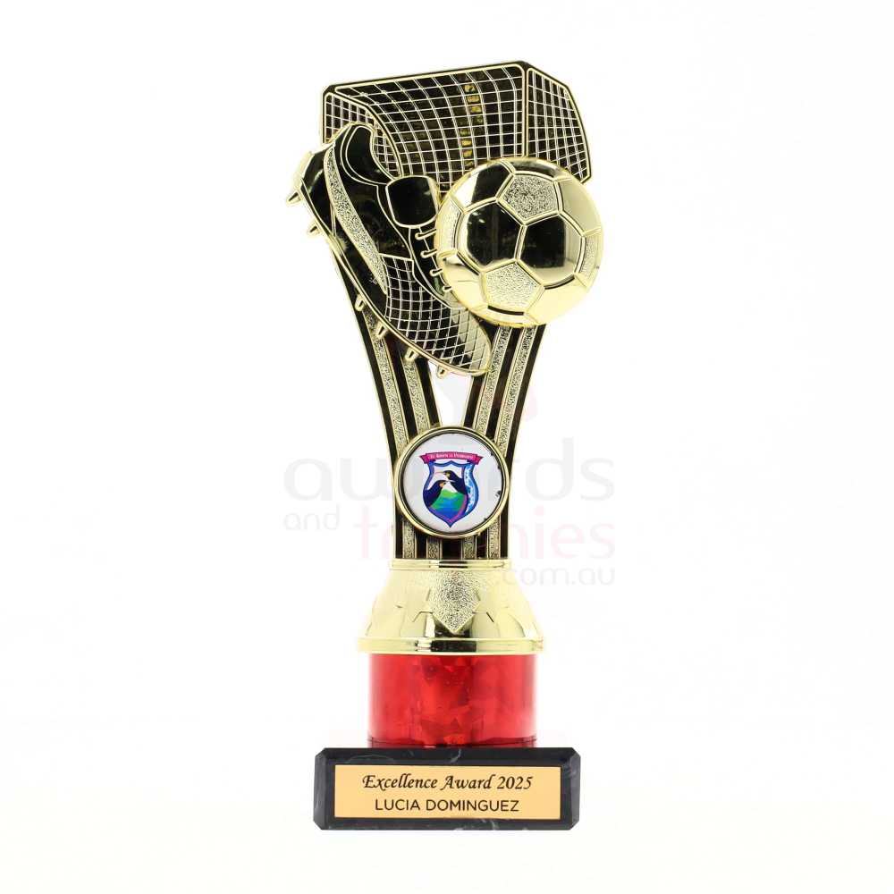 Soccer Synergy 195mm - Gold/Red