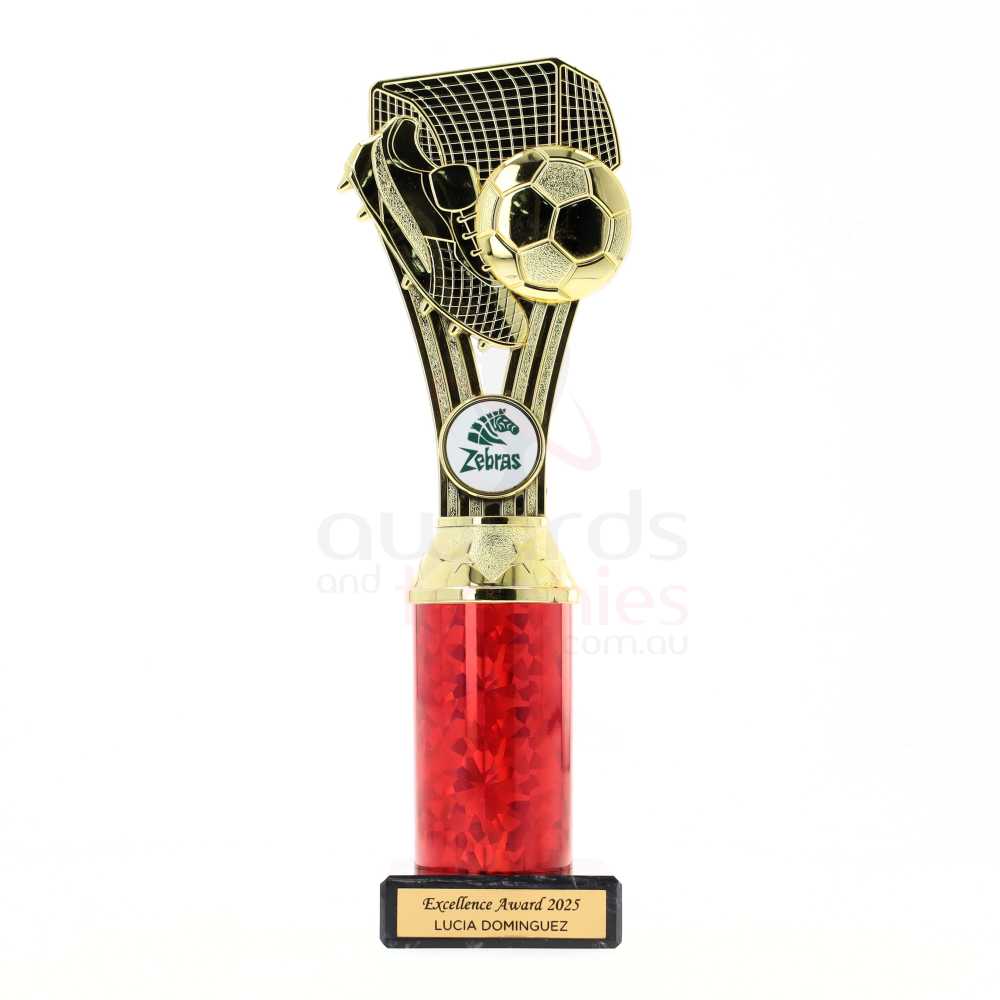 Soccer Synergy 245mm - Gold/Red