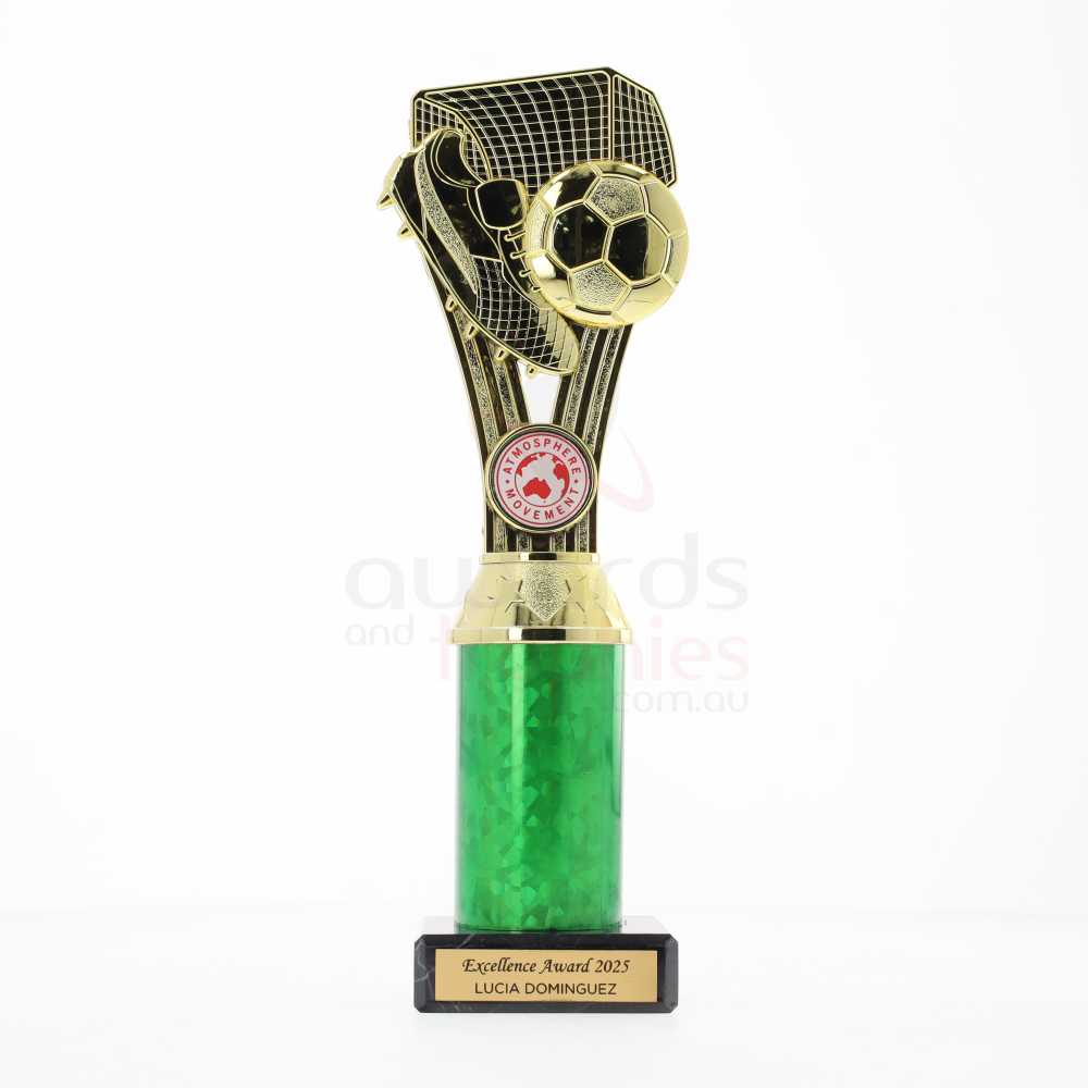 Soccer Synergy 245mm - Gold/Green