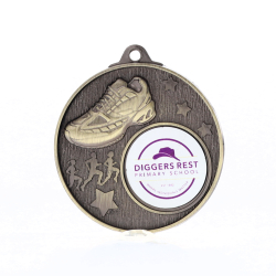 Stellar Cross Country Logo Medal 50mm Gold