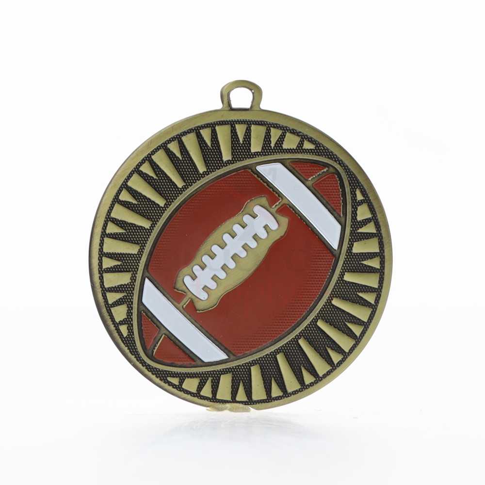 Spark Gridiron Medal 55mm - Antique Gold