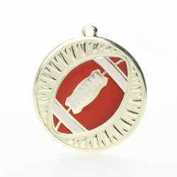 Spark Gridiron Medal 55mm - Shiny Gold