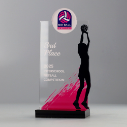 Silhouette Series 150mm - Netball Female
