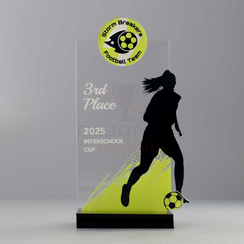 Silhouette Series 150mm - Soccer Female