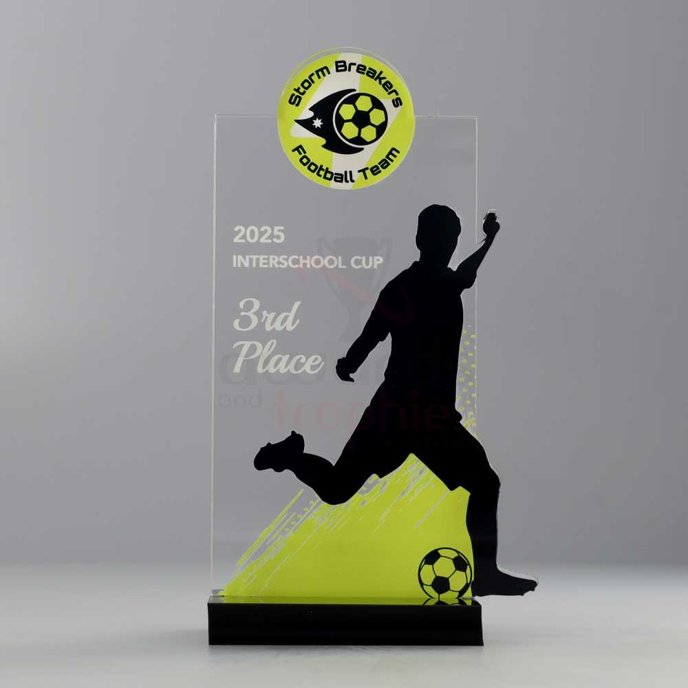 Silhouette Series 150mm - Soccer Male