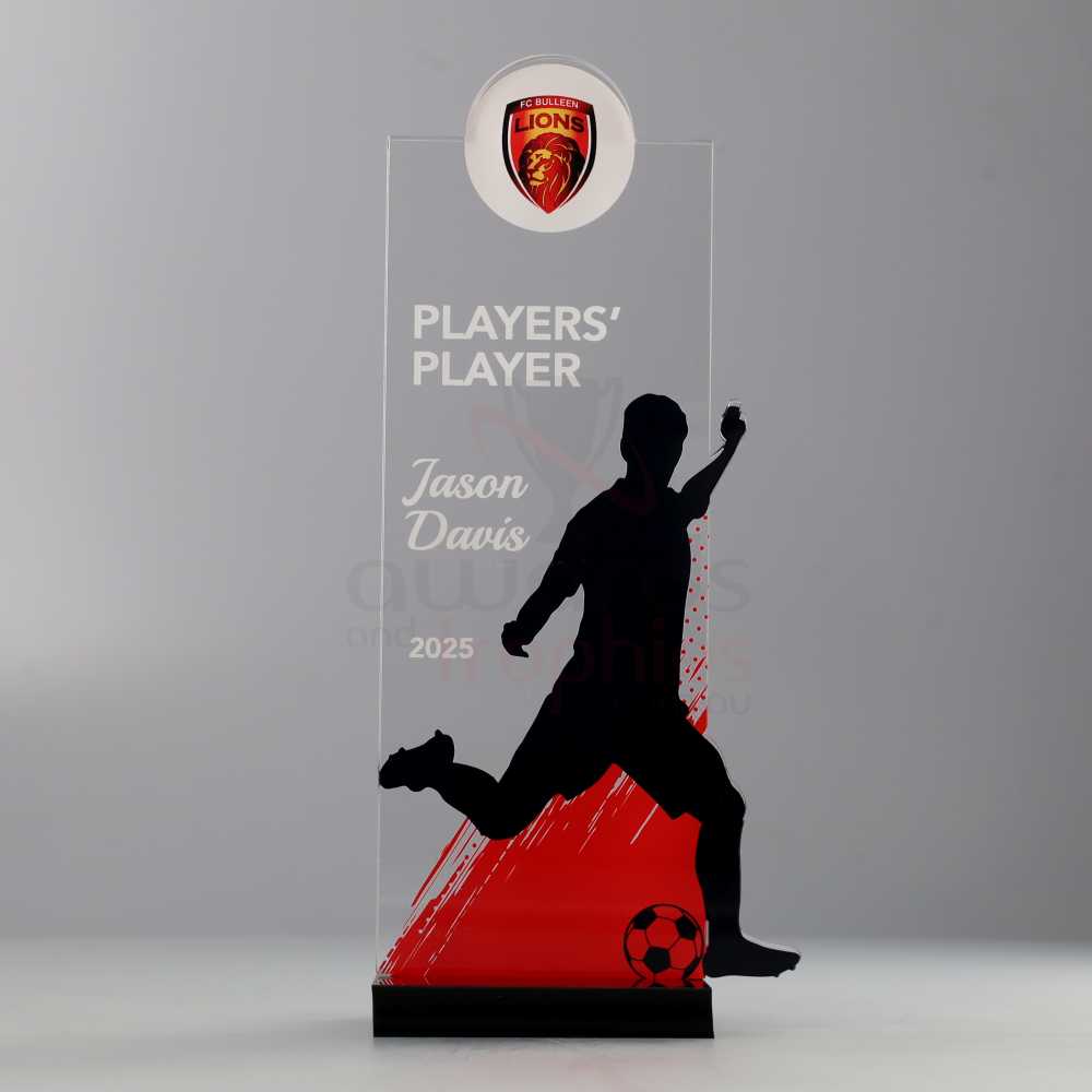 Silhouette Series 200mm - Soccer Male
