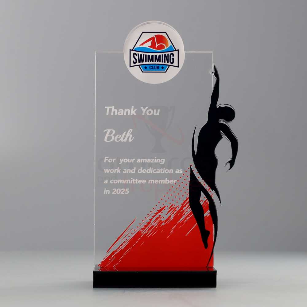 Silhouette Series 150mm - Swimming Female