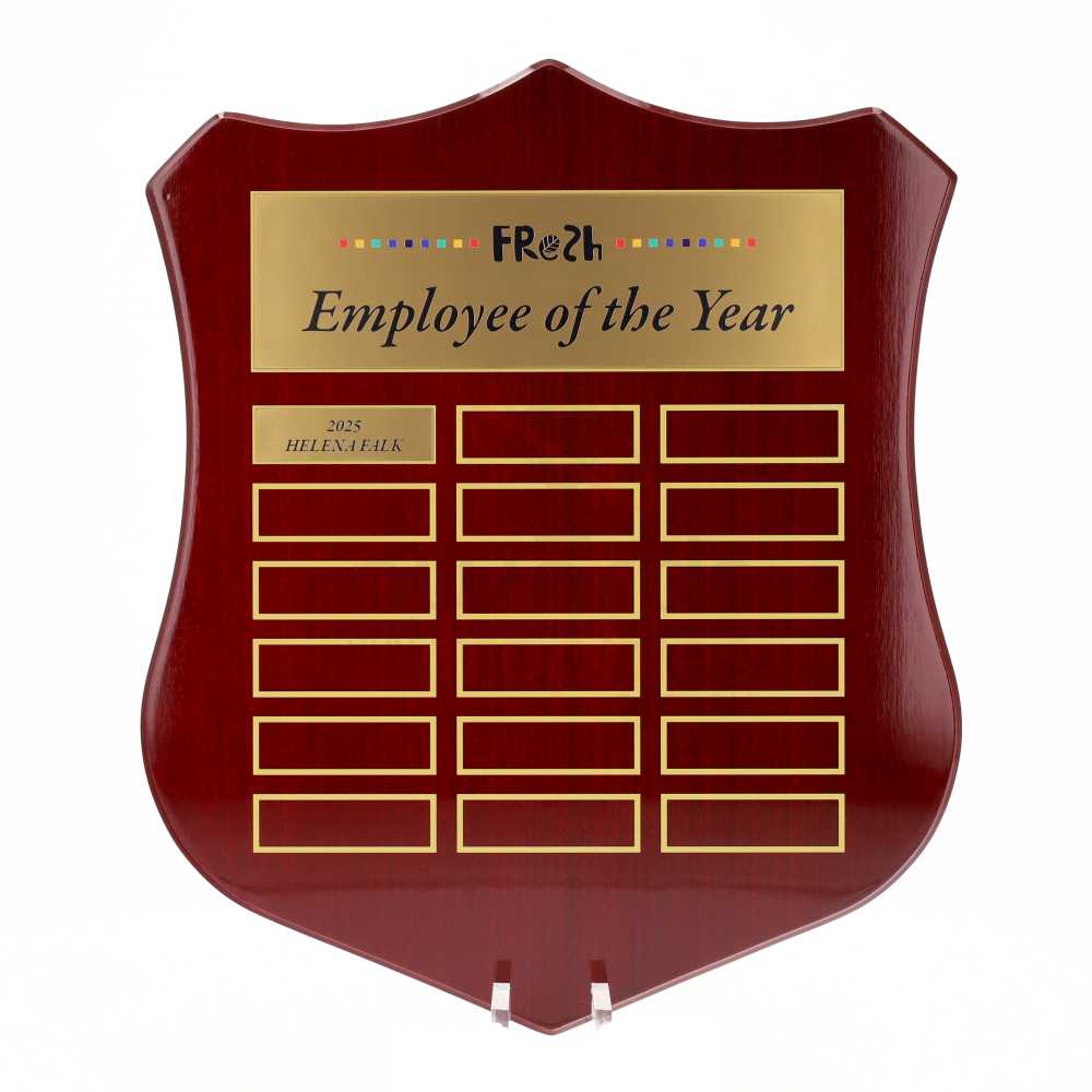 Continuity Perpetual Shield 355mm - Rosewood/Gold