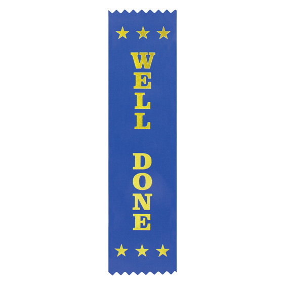 Well Done Ribbon(25 Pack)