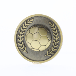 Gold Soccer Coin in Case