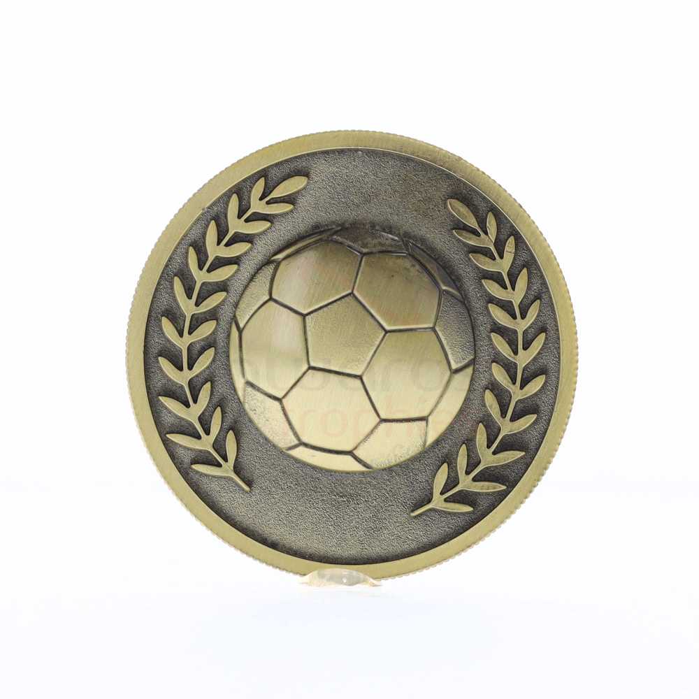 Gold Soccer Coin in Case