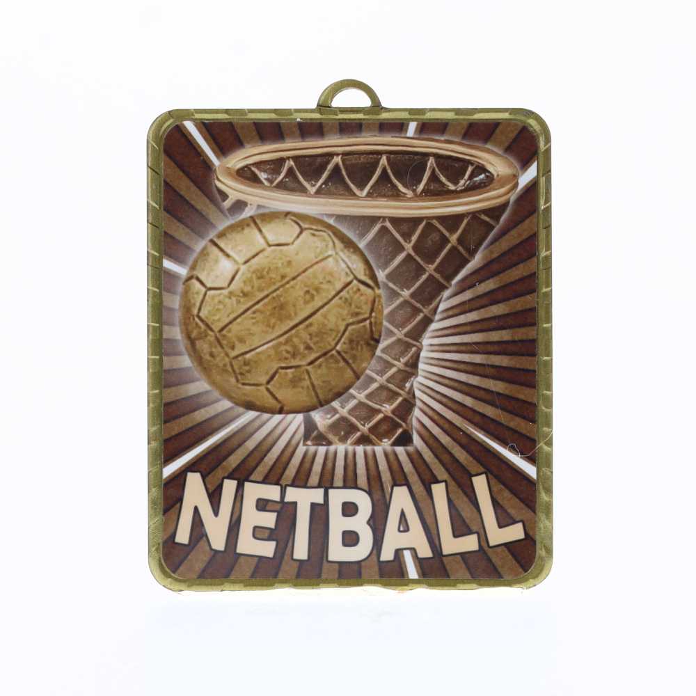 Lynx Medal Netball Theme 75mm