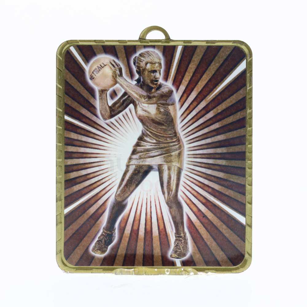 Lynx Medal Netball Player 75mm