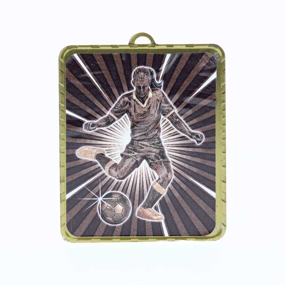 Lynx Medal Soccer Female 75mm 