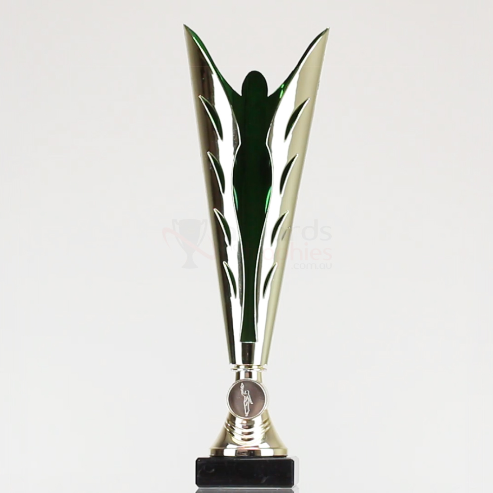 Silhouette Cup Green/Gold 300mm