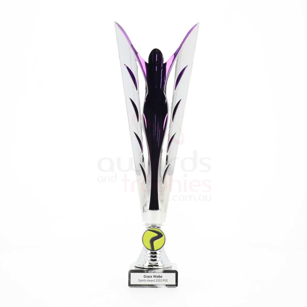 Silhouette Cup Purple/Silver 300mm