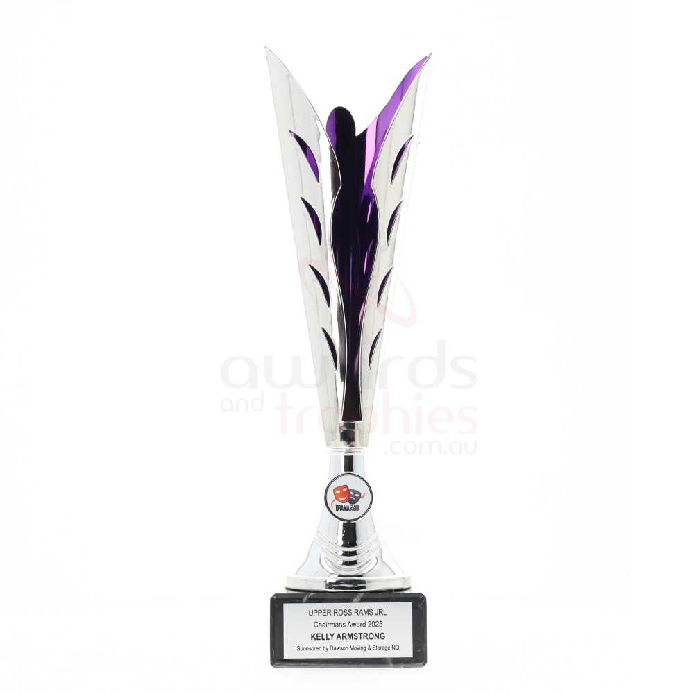 Silhouette Cup Purple/Silver 330mm