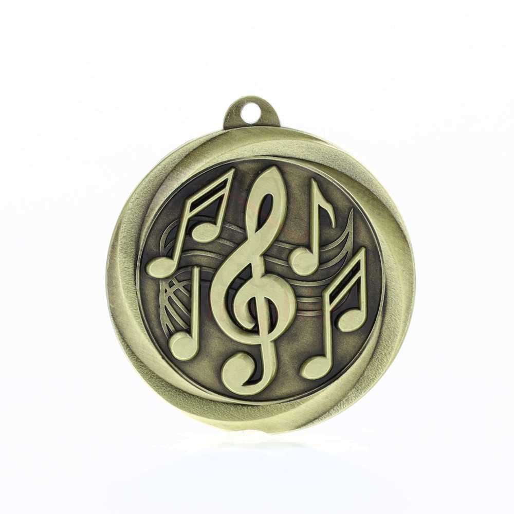 Econo Music Medal Gold 50mm