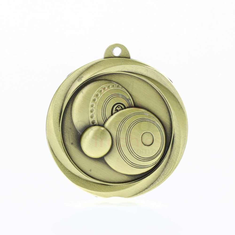 Econo Lawn Bowls Medal 50mm 