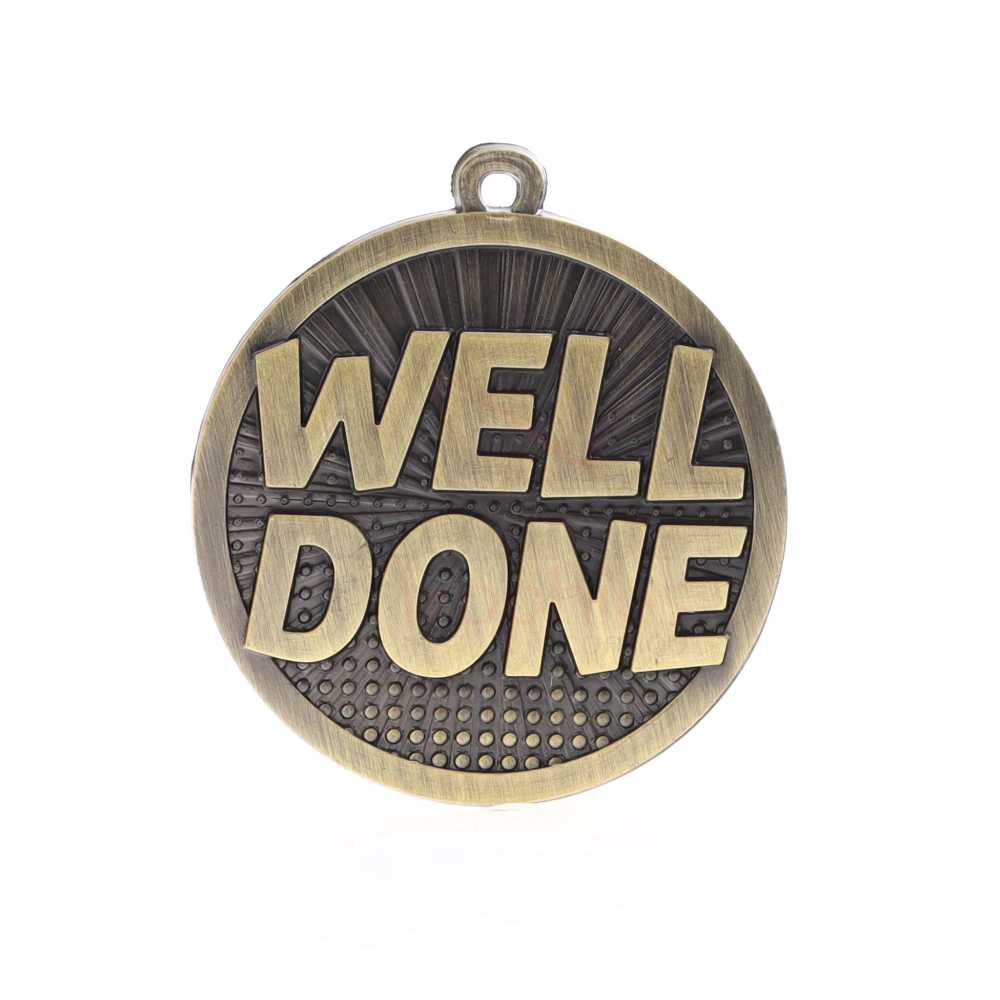 Well Done Medal 50mm 